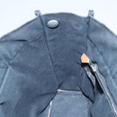 HERMES Fourre Tout PM Hand Bag Canvas Black Gray Silver Auth 111811-18