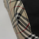 Burberrys Blue Label Hand Bag Nylon Black Auth 111813-9