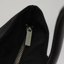 Burberrys Blue Label Hand Bag Nylon Black Auth 111813-11