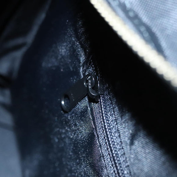 Burberrys Blue Label Hand Bag Nylon Black Auth 111813