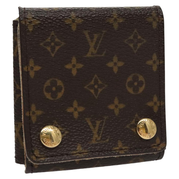 LOUIS VUITTON Monogram Jewelry case Jewelry Box LV Auth 111824V