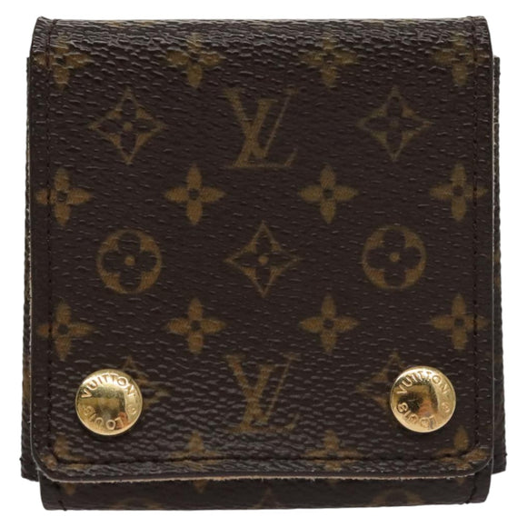 LOUIS VUITTON Monogram Jewelry case Jewelry Box LV Auth 111824V