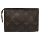 LOUIS VUITTON Monogram Poche Toilette 15 Pouch M47546 LV Auth 111834-2