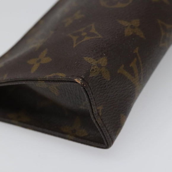 LOUIS VUITTON Monogram Poche Toilette 15 Pouch M47546 LV Auth 111834