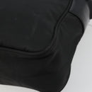 PRADA Shoulder Bag Nylon Black Silver Auth 111866-8