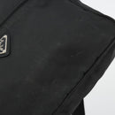 PRADA Shoulder Bag Nylon Black Silver Auth 111866-19