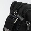 PRADA Shoulder Bag Nylon Black Silver Auth 111866-20