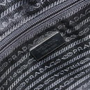 PRADA Shoulder Bag Nylon Black Silver Auth 111866-21