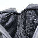 PRADA Shoulder Bag Nylon Black Silver Auth 111866-12