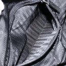 PRADA Shoulder Bag Nylon Black Silver Auth 111866-24