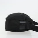 PRADA Shoulder Bag Nylon Black Silver Auth 111866-3
