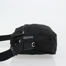 PRADA Shoulder Bag Nylon Black Silver Auth 111866-4