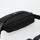 PRADA Shoulder Bag Nylon Black Silver Auth 111866-6