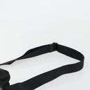 PRADA Shoulder Bag Nylon Black Silver Auth 111866-14