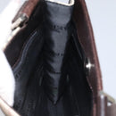 BURBERRY Nova Check Shoulder Bag Canvas Beige Auth 111876-17