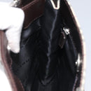 BURBERRY Nova Check Shoulder Bag Canvas Beige Auth 111876-18