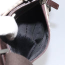 BURBERRY Nova Check Shoulder Bag Canvas Beige Auth 111876-12