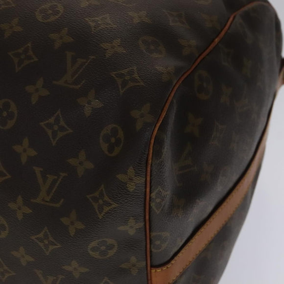 LOUIS VUITTON Monogram Keepall Bandouliere 60 Boston Bag M41412 LV Auth 111902