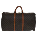 LOUIS VUITTON Monogram Keepall Bandouliere 60 Boston Bag M41412 LV Auth 111902-2