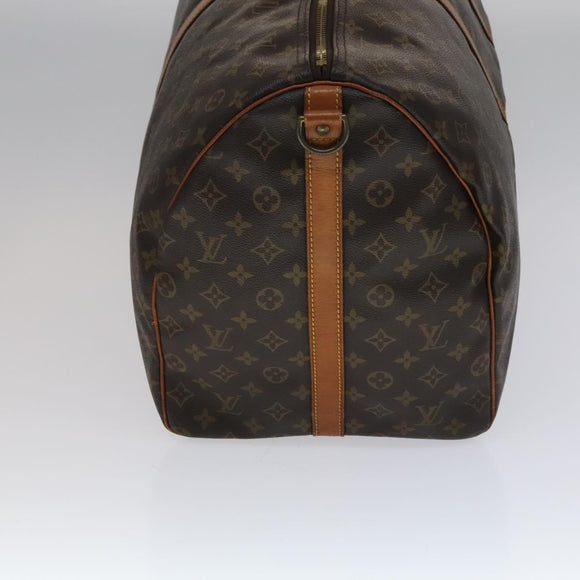 LOUIS VUITTON Monogram Keepall Bandouliere 60 Boston Bag M41412 LV Auth 111902