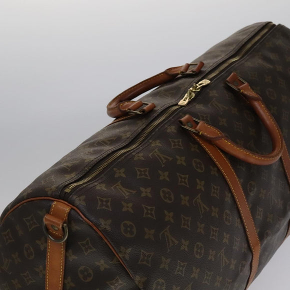 LOUIS VUITTON Monogram Keepall Bandouliere 60 Boston Bag M41412 LV Auth 111902