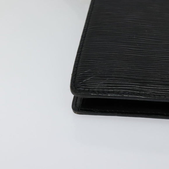 LOUIS VUITTON Epi Capuchin Shoulder Bag Black M52342 LV Auth 111907