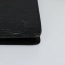 LOUIS VUITTON Epi Capuchin Shoulder Bag Black M52342 LV Auth 111907A-15