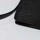 LOUIS VUITTON Epi Capuchin Shoulder Bag Black M52342 LV Auth 111907-16