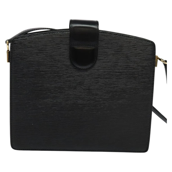 LOUIS VUITTON Epi Capuchin Shoulder Bag Black M52342 LV Auth 111907A
