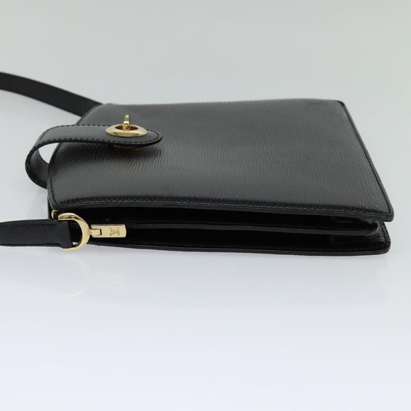 LOUIS VUITTON Epi Capuchin Shoulder Bag Black M52342 LV Auth 111907