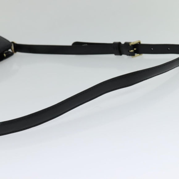 LOUIS VUITTON Epi Capuchin Shoulder Bag Black M52342 LV Auth 111907A