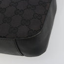 GUCCI GG Canvas Shoulder Bag Black 001 3812 Auth 111937-12
