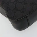 GUCCI GG Canvas Shoulder Bag Black 001 3812 Auth 111937-13