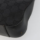 GUCCI GG Canvas Shoulder Bag Black 001 3812 Auth 111937-14