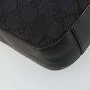 GUCCI GG Canvas Shoulder Bag Black 001 3812 Auth 111937-15