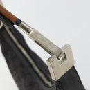GUCCI GG Canvas Shoulder Bag Black 001 3812 Auth 111937-16