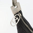 GUCCI GG Canvas Shoulder Bag Black 001 3812 Auth 111937-17
