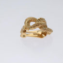 Christian Dior Earring metal Gold Auth 111949-13