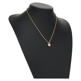 Christian Dior Necklace metal Gold Auth 111950