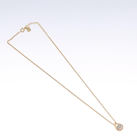 Christian Dior Necklace metal Gold Auth 111950