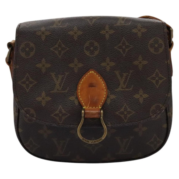 LOUIS VUITTON Monogram Saint Cloud MM Shoulder Bag M51243 LV Auth 112049
