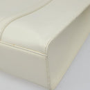 PRADA Hand Bag Patent leather White Auth 112079-9