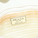 PRADA Hand Bag Patent leather White Auth 112079-10