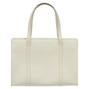 PRADA Hand Bag Patent leather White Auth 112079-13