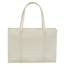 PRADA Hand Bag Patent leather White Auth 112079-2