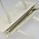 PRADA Hand Bag Patent leather White Auth 112079-6