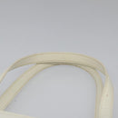 PRADA Hand Bag Patent leather White Auth 112079-8