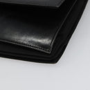 PRADA Hand Bag Nylon Leather Black Auth 112080-14