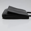 PRADA Hand Bag Nylon Leather Black Auth 112080-3