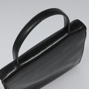 PRADA Hand Bag Nylon Leather Black Auth 112080-6